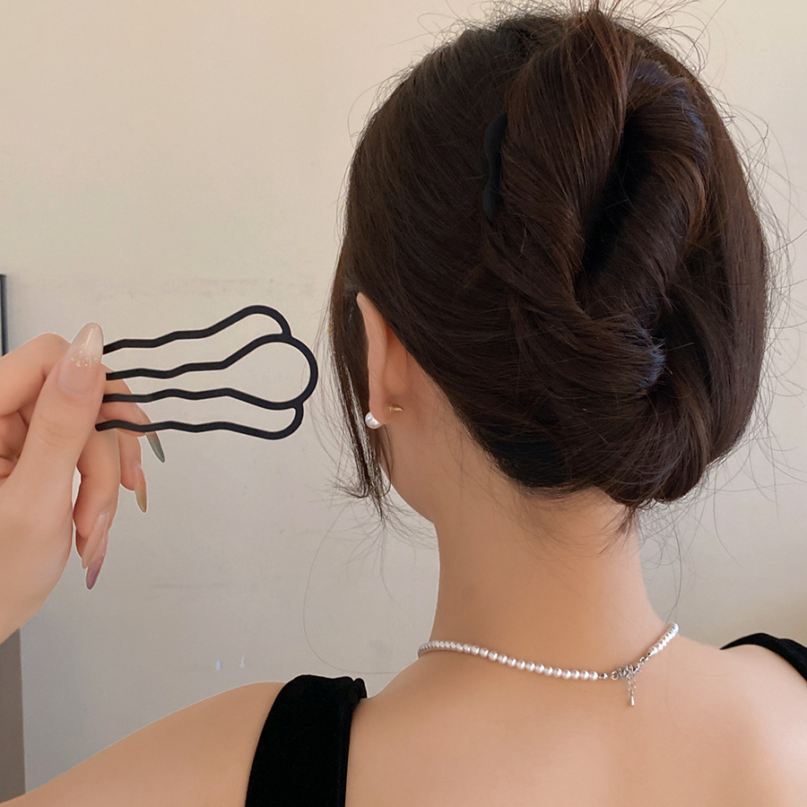 Hair Fork Stick - Metall U-förmige Haar Gabel Kämme Einfache