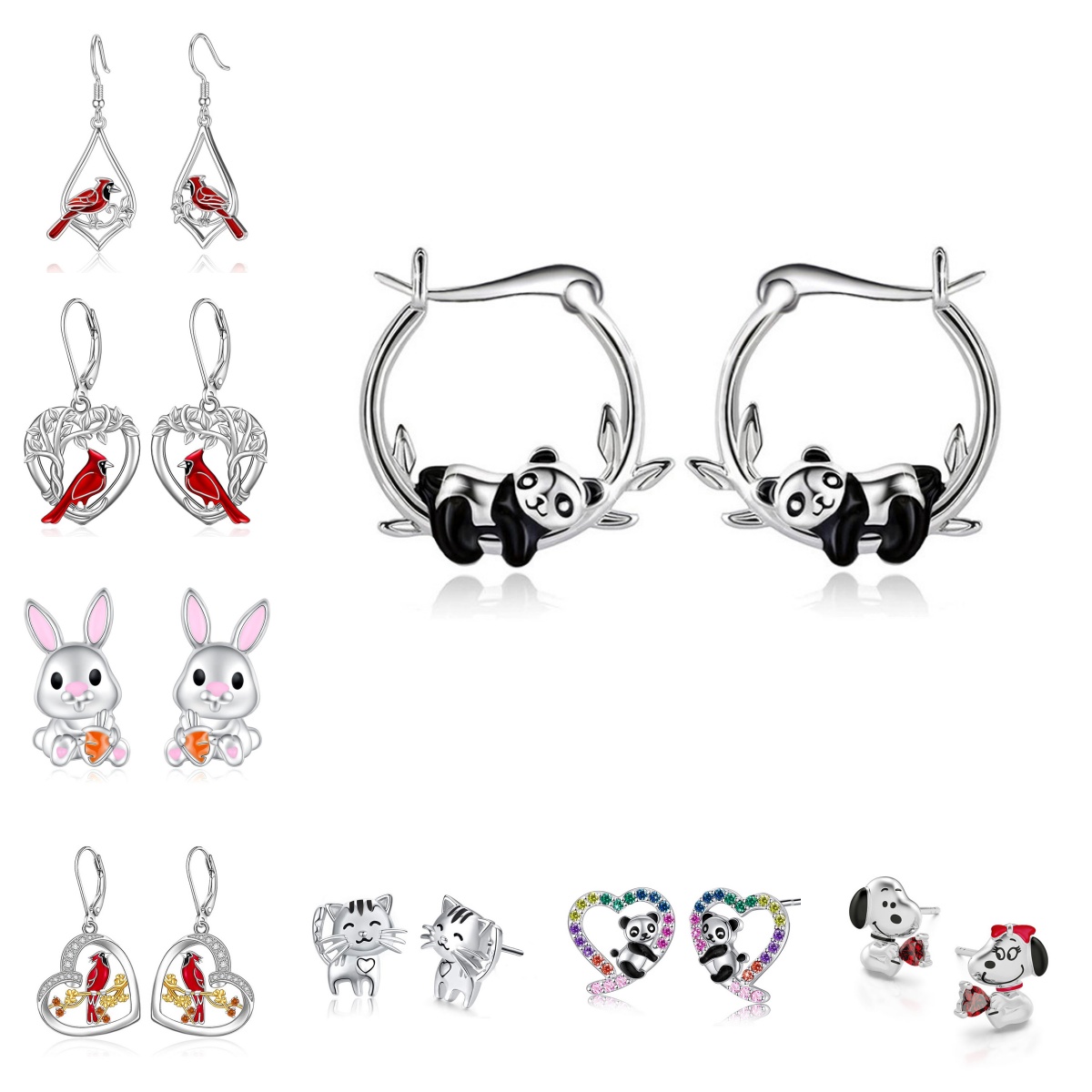Women Accessories Drawing - Niedliche europäische und amerikanische neue Design-Ohrhänger