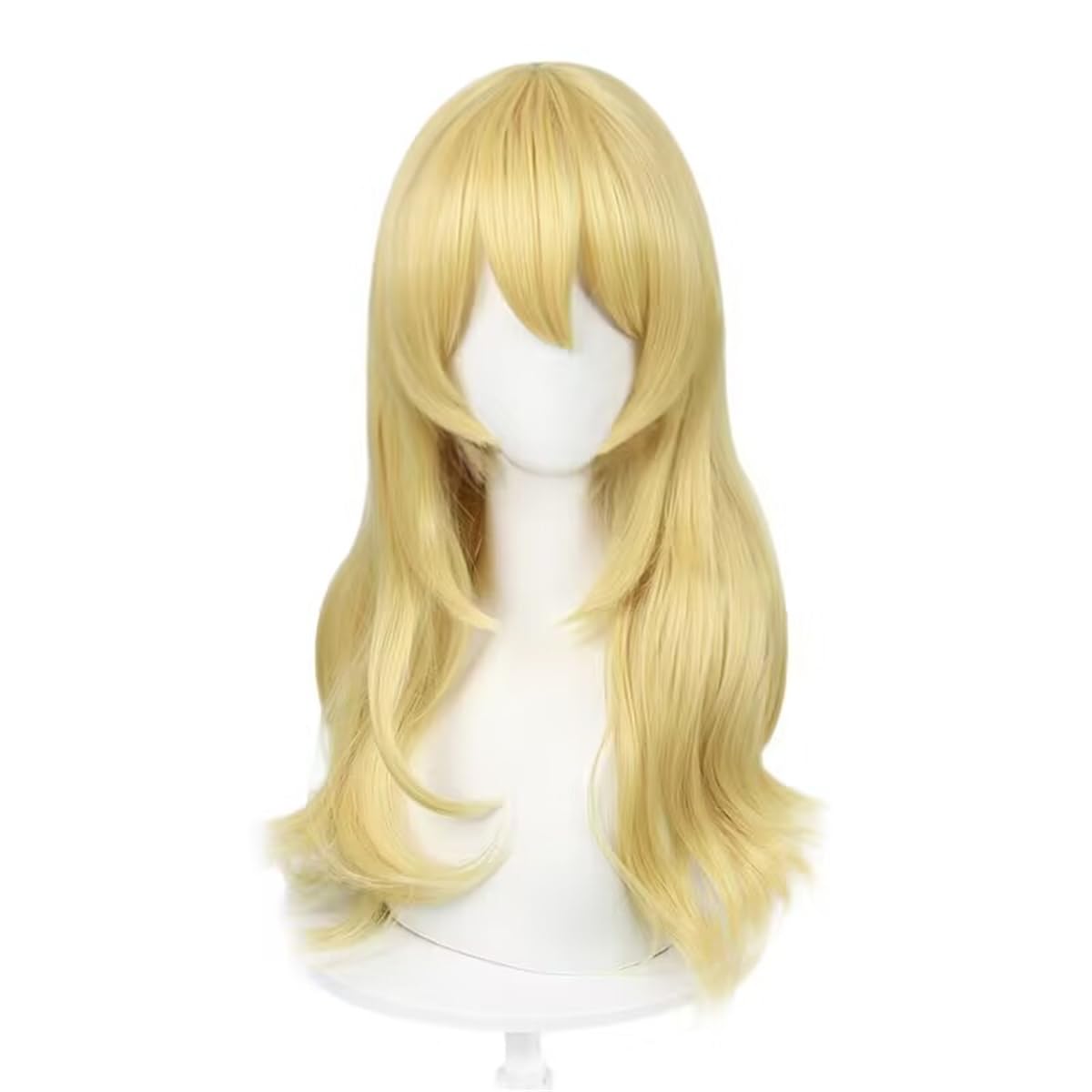 Women'S Yellow Accessories - 60 cm lange gelbe blonde lose