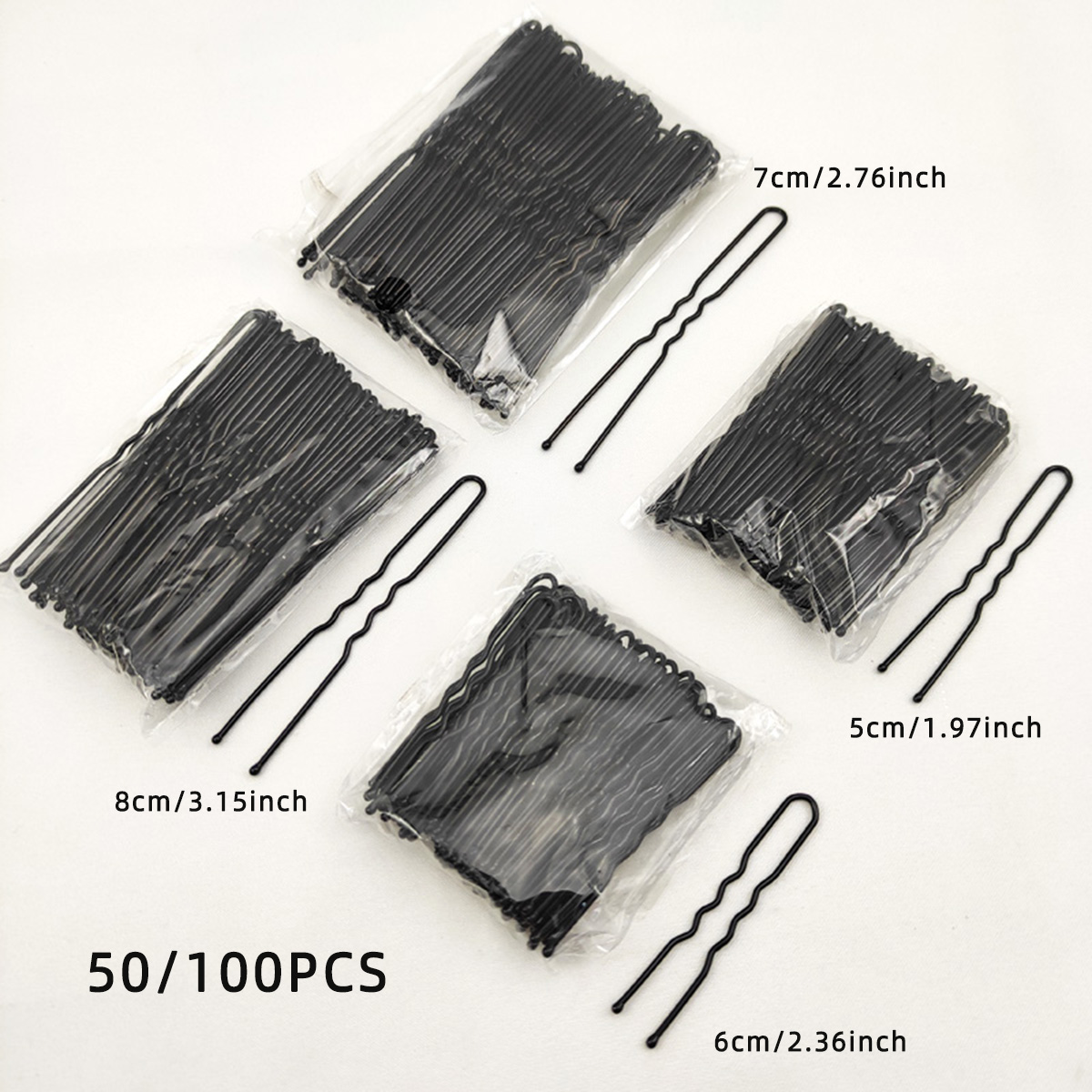 Hair Fork Stick - 50/100 PCS Frauen 5/6/7/8 cm Haar