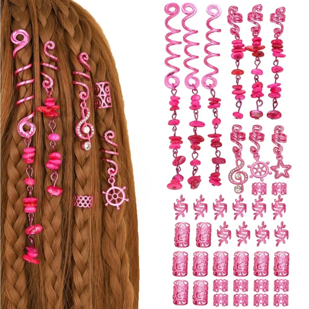 Women'S Viking Accessories - 10 Stück Rose Viking Spirale 3D