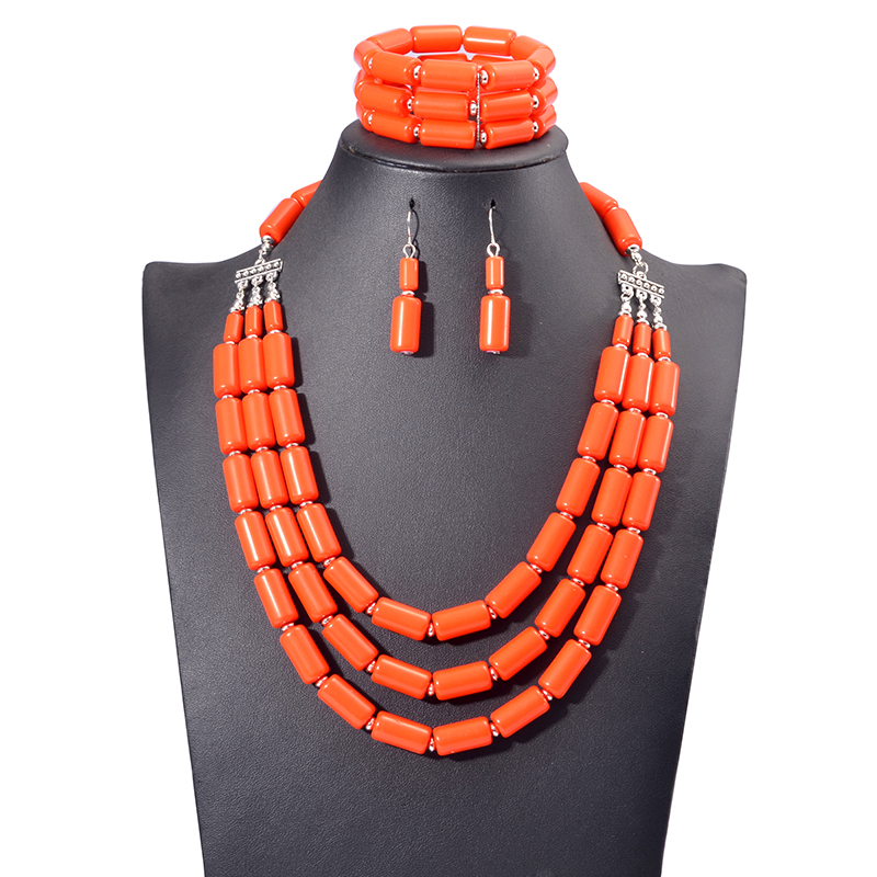 Women Accessories India - Handgemachte afrikanische Perlen Ohrringe Armband Halskette