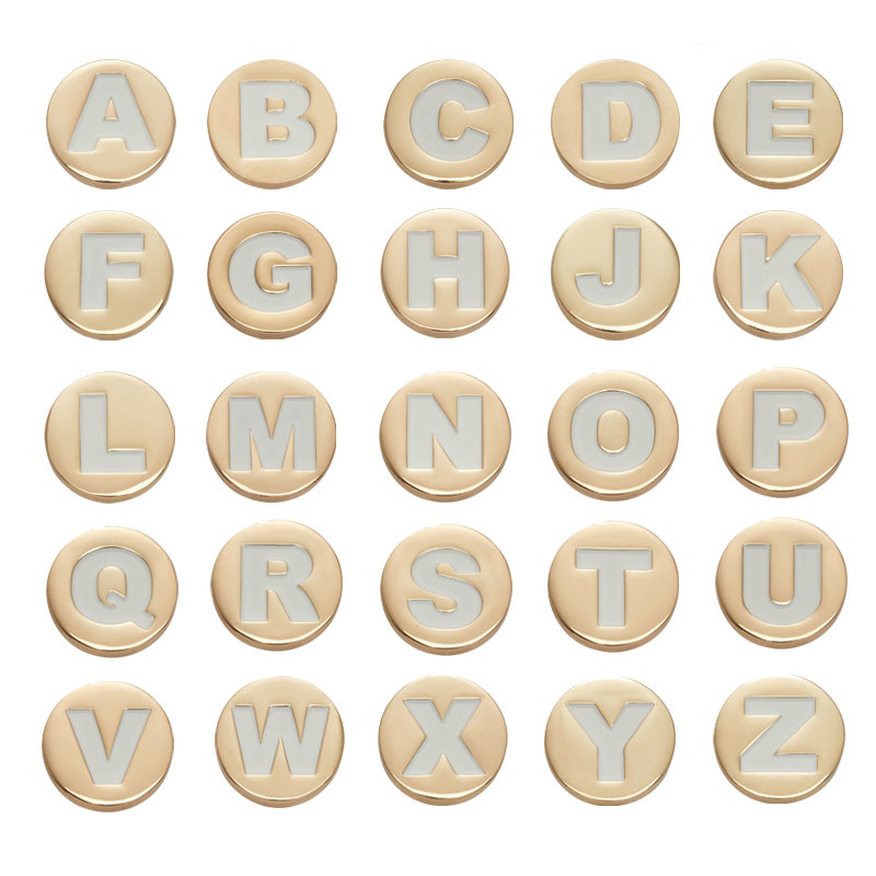 Women'S Accessories For Crocs - Bling Gold Buchstaben Schuh Charms für