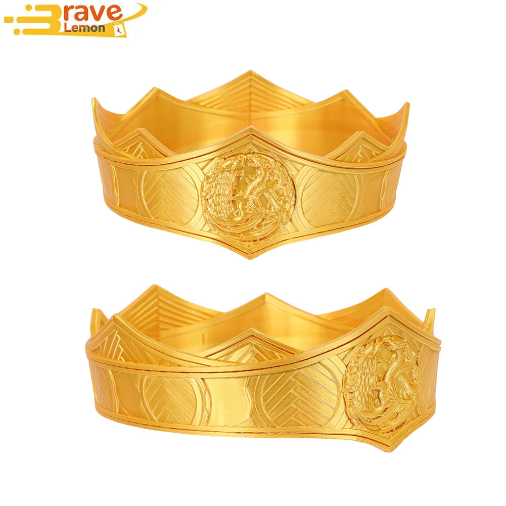Women'S Yellow Accessories - Rhaenyra Krone Cosplay Damen Goldgelbes Plastik-Stirnband