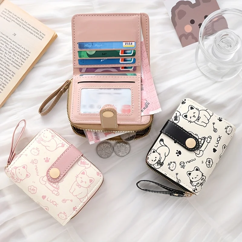 Women'S Accessories Purse - Damen-Geldbörse mit Münzfach, bedruckt mit niedlichem