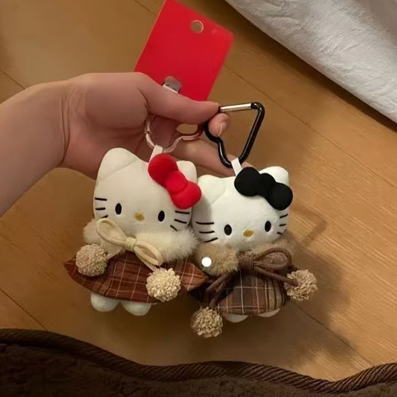 Women'S Key Accessories - Anime Hello Kitty Cartoon Plüschmantel Umhang