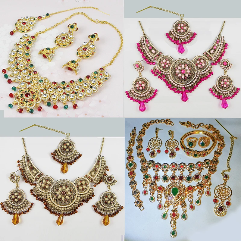 Women Accessories India - Indische Schmuck Sets für Frauen Bühne