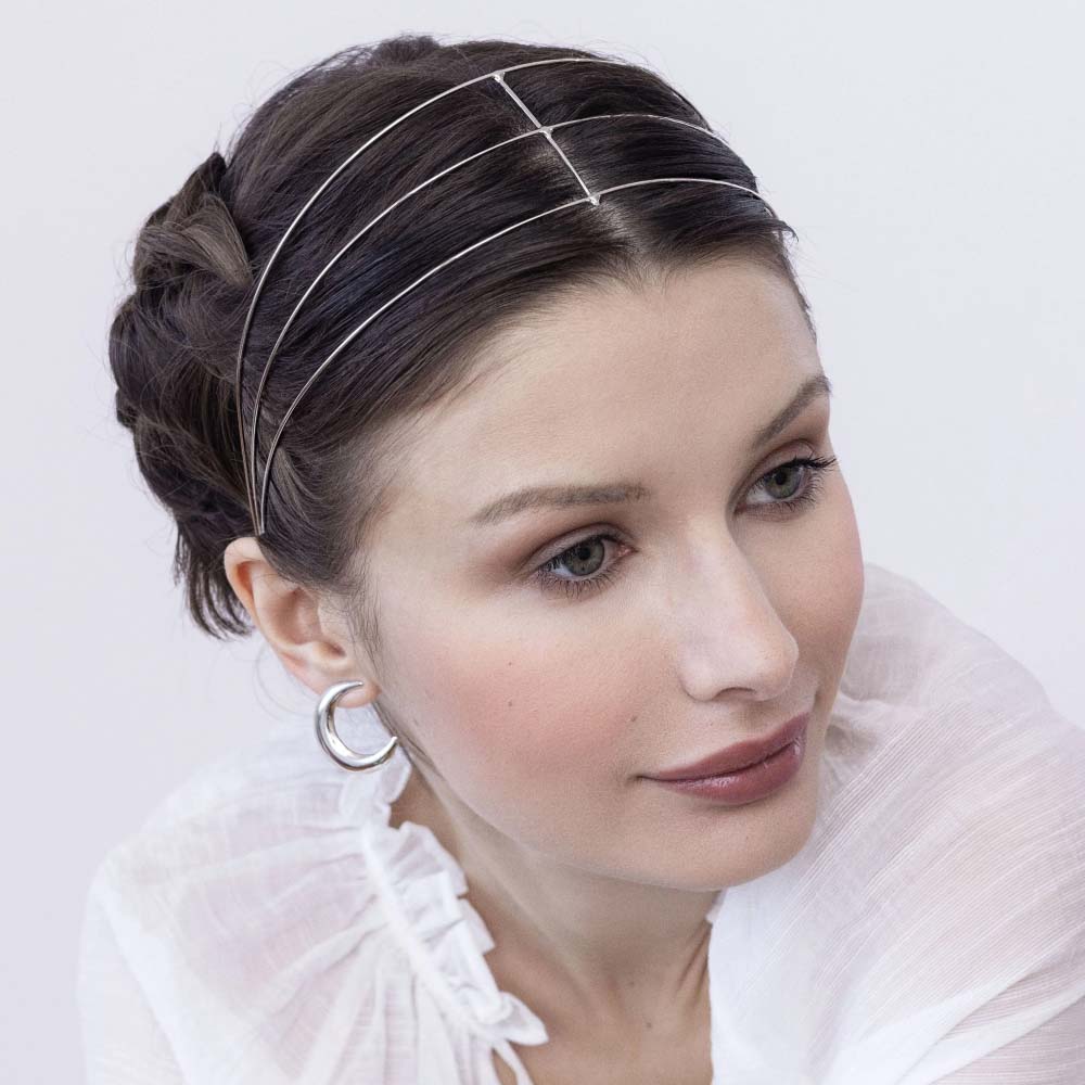 Women Accessories India - Stonefans Metall-Stirnband, Hochzeit, Damenschmuck, Mode, Braut,