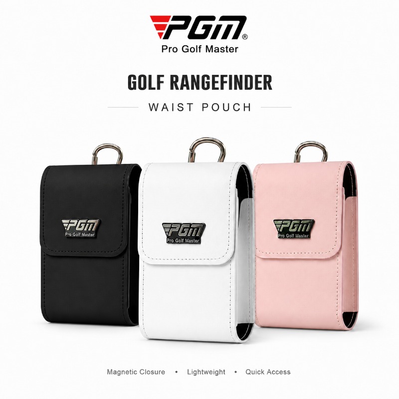 Women Accessories Pouch - PGM Magnetische Golf-Hüfttasche, Entfernungsmesser-Etui, zum Aufstecken,