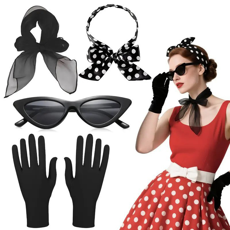 Women'S Accessories In The 1950S - 50er Jahre Retro-Kostüm-Accessoires Damen 1950er Jahre