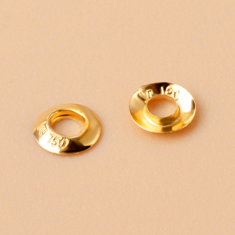 Women'S Yellow Accessories - DIY-Zubehör, edler Schmuck, echtes 18-karätiges Gelbgold,