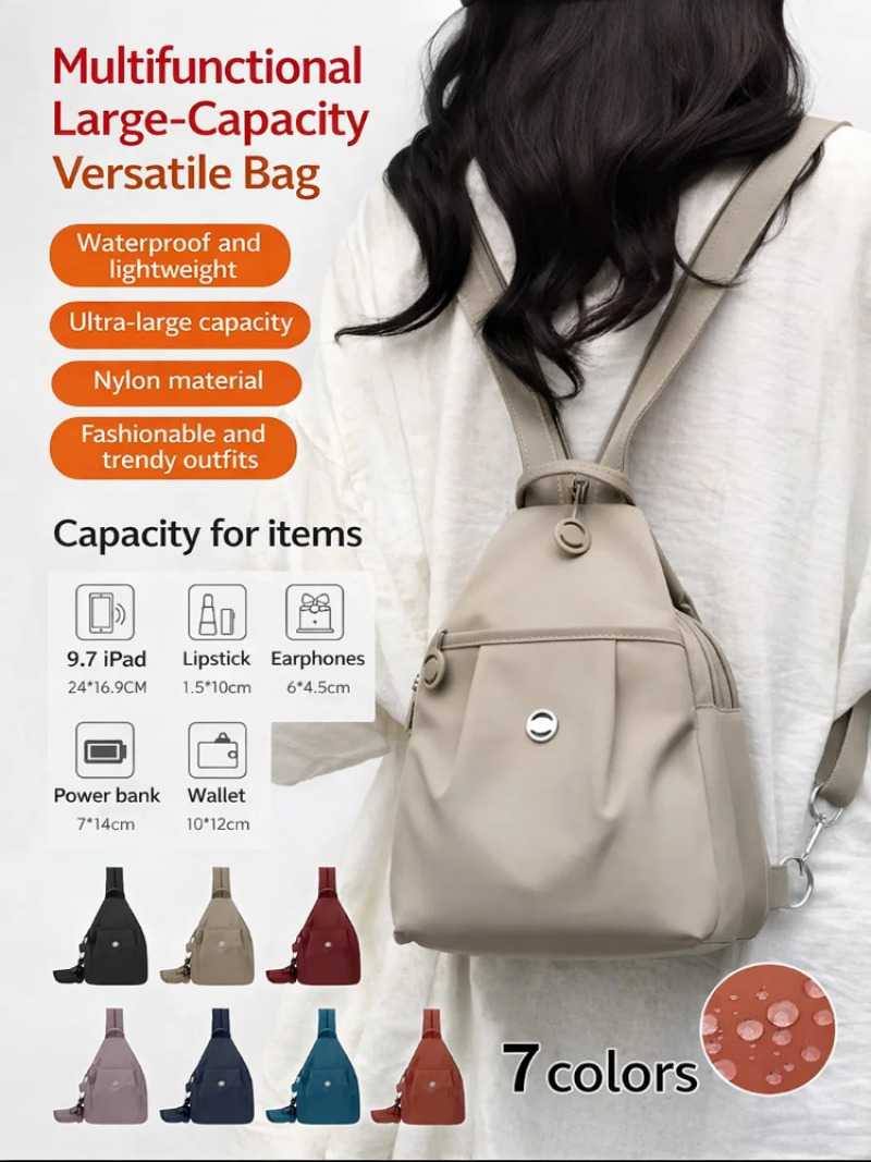Women Accessories Pouch - Leichter Mini-Rucksack für Damen, Brusttasche aus