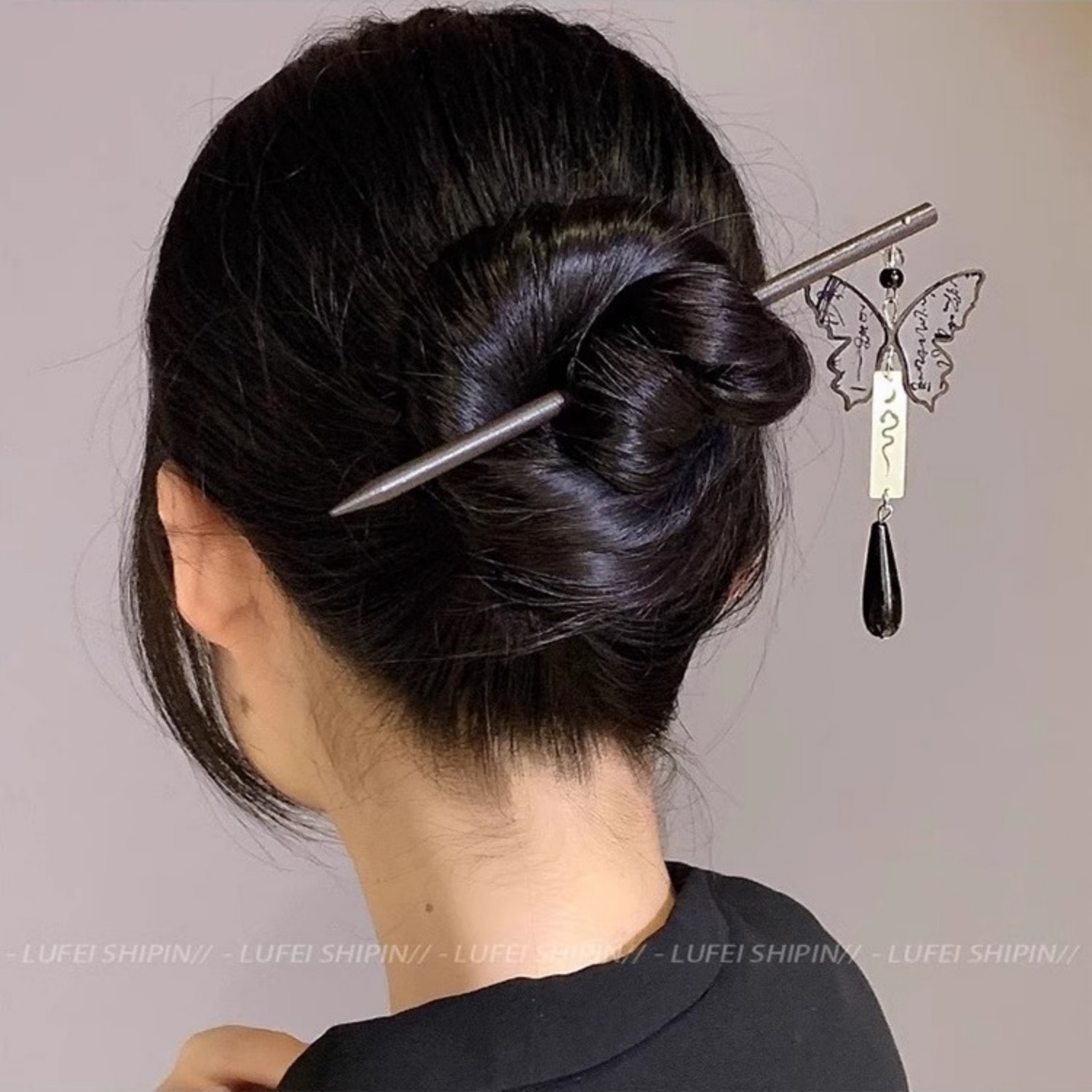 Licht Luxus Holz Quaste Haarna – Hair Fork Stick Bewertung und Preis