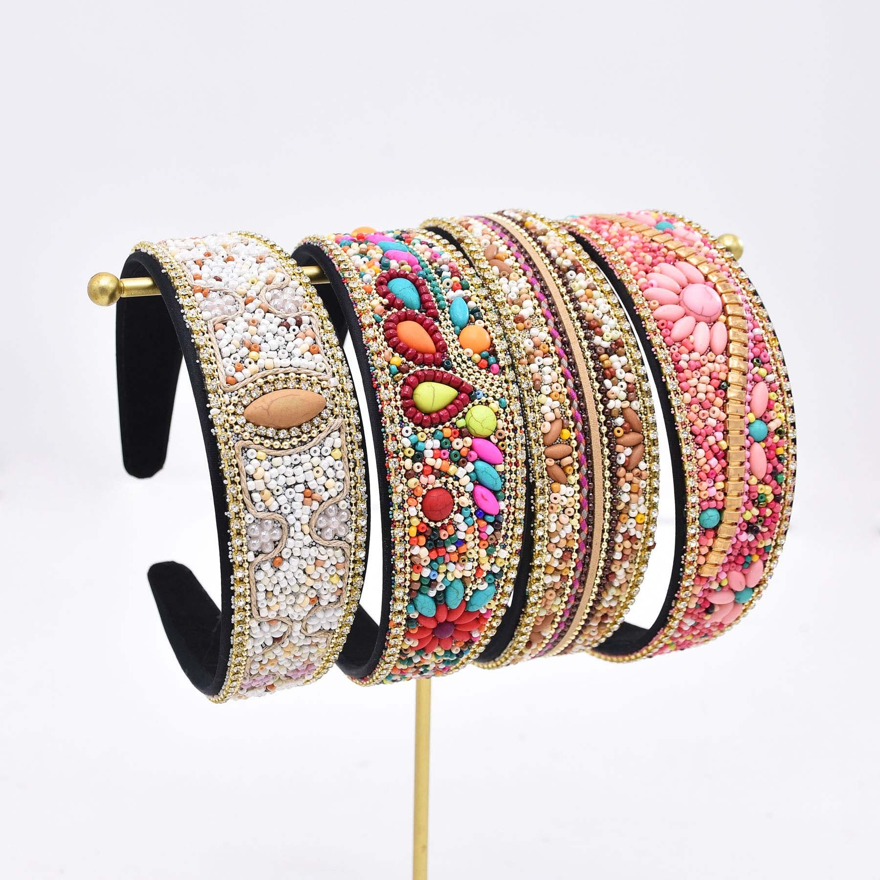 Böhmisches buntes Reisperlen-T – Women Accessories India Bewertung und Preis