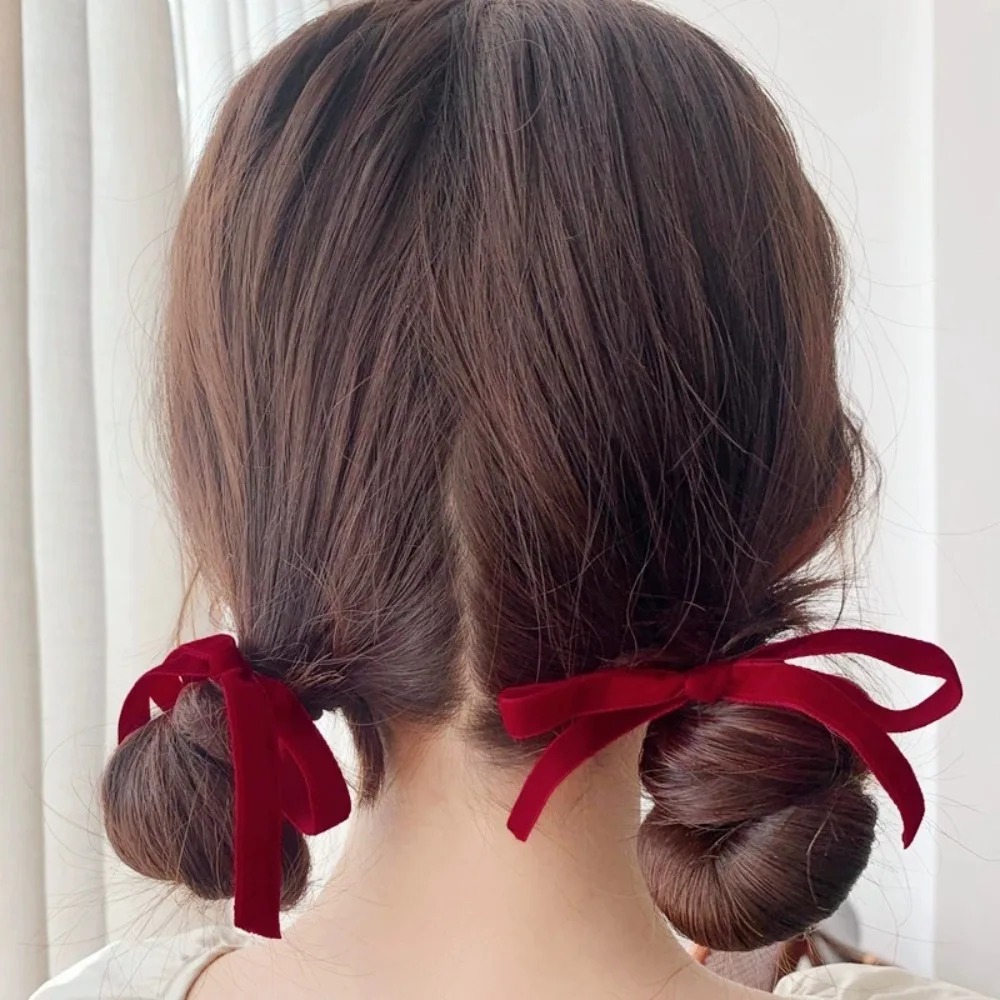 2 Stück Modische Schwarze Samt – Hair Tie Velvet Bewertung und Preis