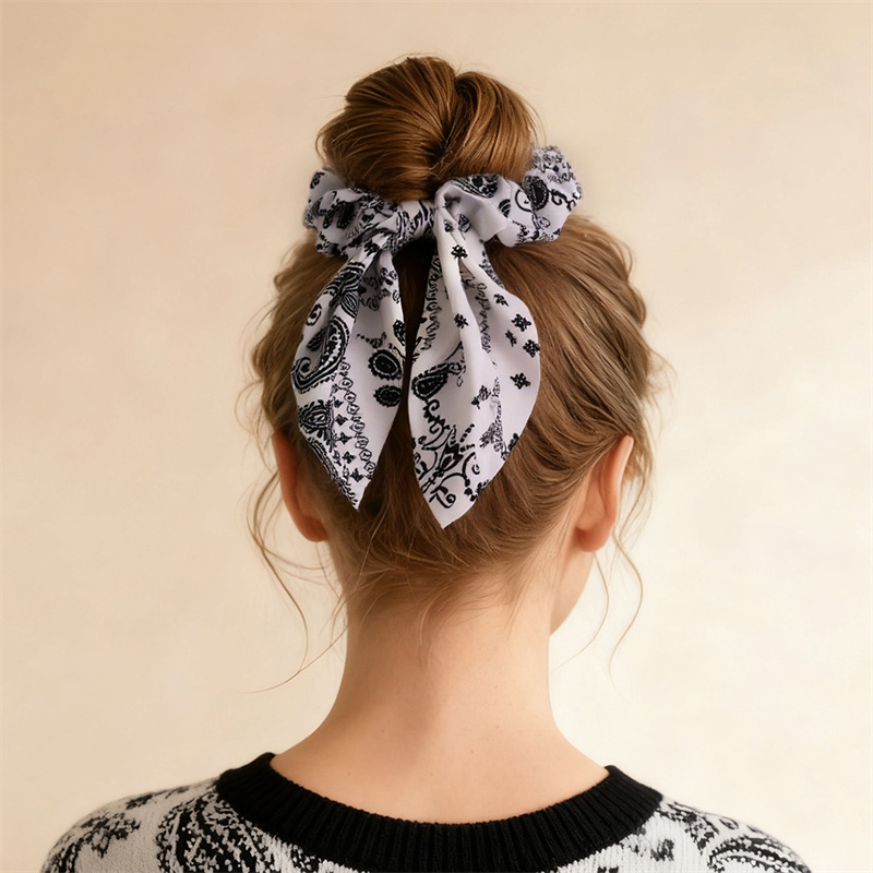 2 Stück/Set bedruckte Haargumm – Hair Tie Velvet Bewertung und Preis