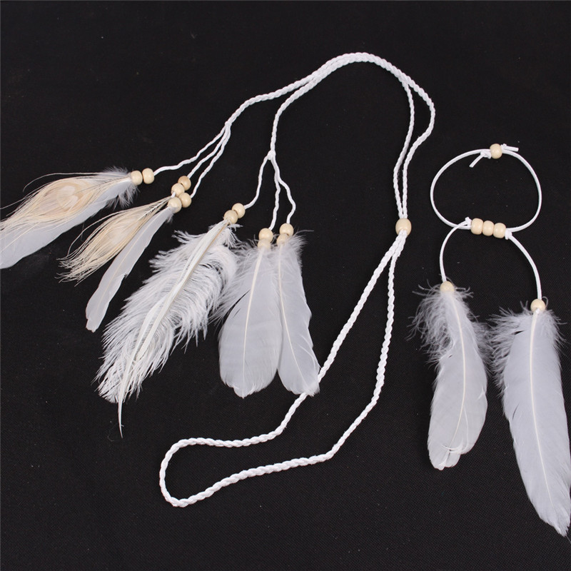 Die Indische weiße Feder Stirn – Women Accessories India Bewertung und Preis