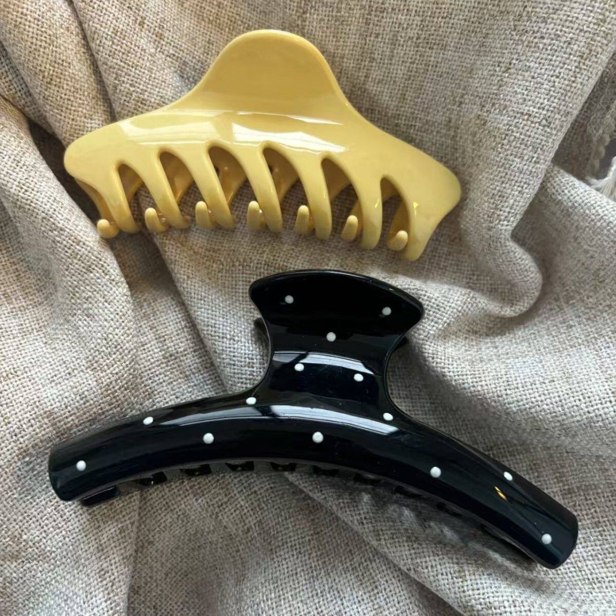 Schwarze Haarspange im koreani – Women'S Yellow Accessories Bewertung und Preis
