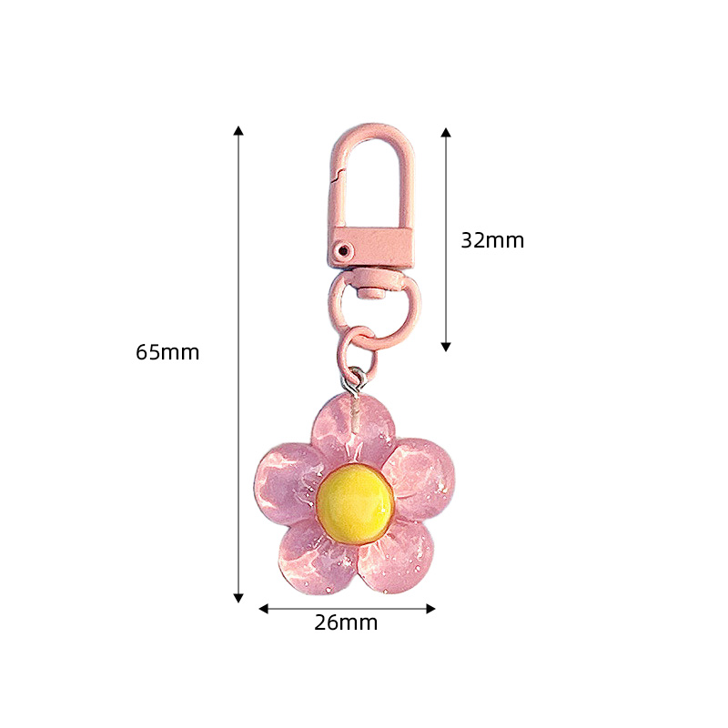 Niedliche Blumen-Schlüsselanhä – Women'S Accessories Purse Bewertung und Preis