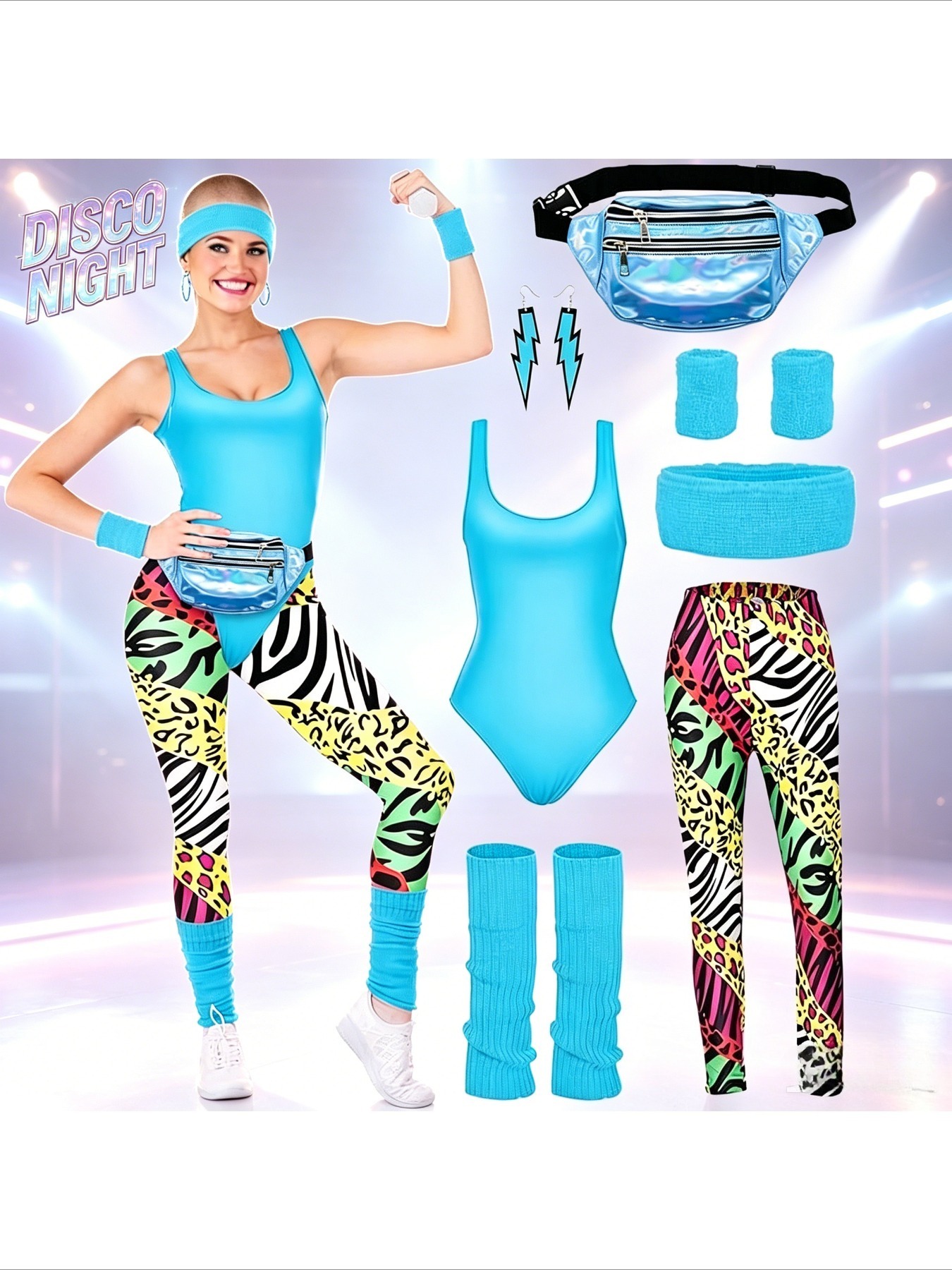 Herren- und Damen-Disco 80er R – Women'S Accessories In The 80S Bewertung und Preis