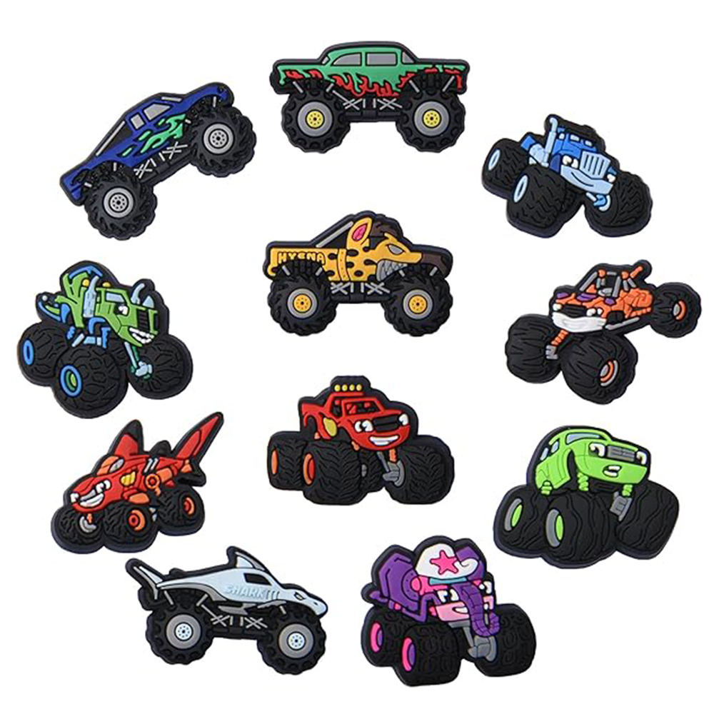 11 Stück Autos Cartoon Schuh C – Women'S Accessories For Crocs Bewertung und Preis