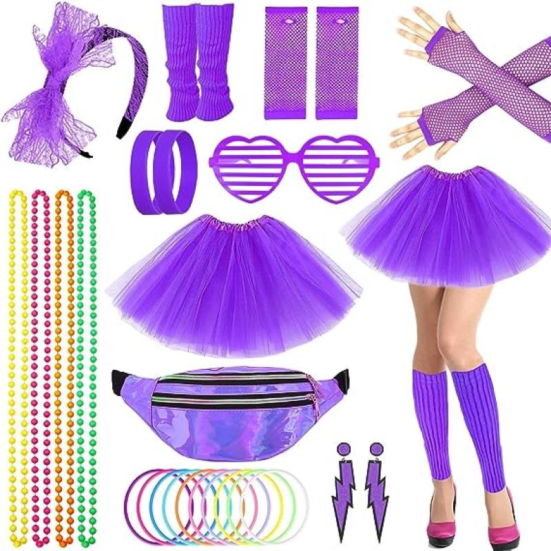 80er-Jahre-Kostüm-Accessoires, – Women'S Accessories In The 80S Bewertung und Preis