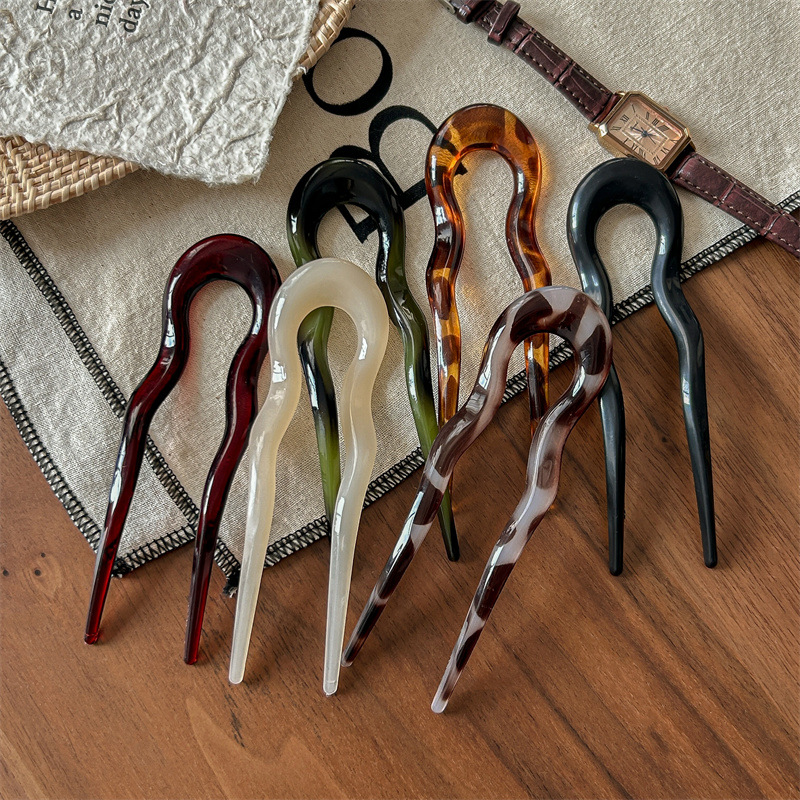 U-förmige Haargabel, modische  – Hair Fork Stick Bewertung und Preis