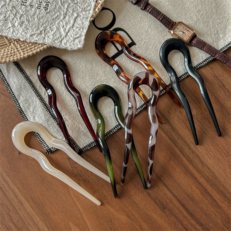 U-förmige Haargabel, modische  – Hair Fork Stick Bewertung und Preis