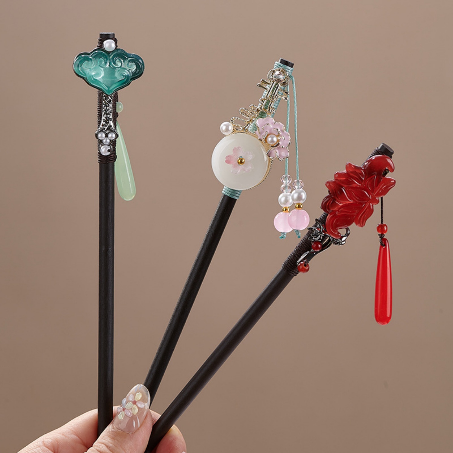 Vintage-Blumen-Haarnadel für D – Hair Fork Stick Bewertung und Preis