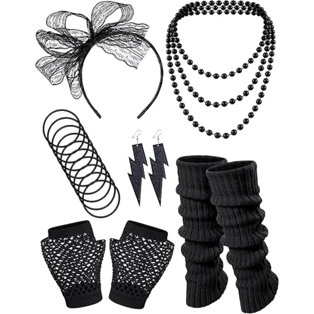 80er-Jahre-Kostüm-Accessoires  – Women'S Accessories In The 80S Bewertung und Preis