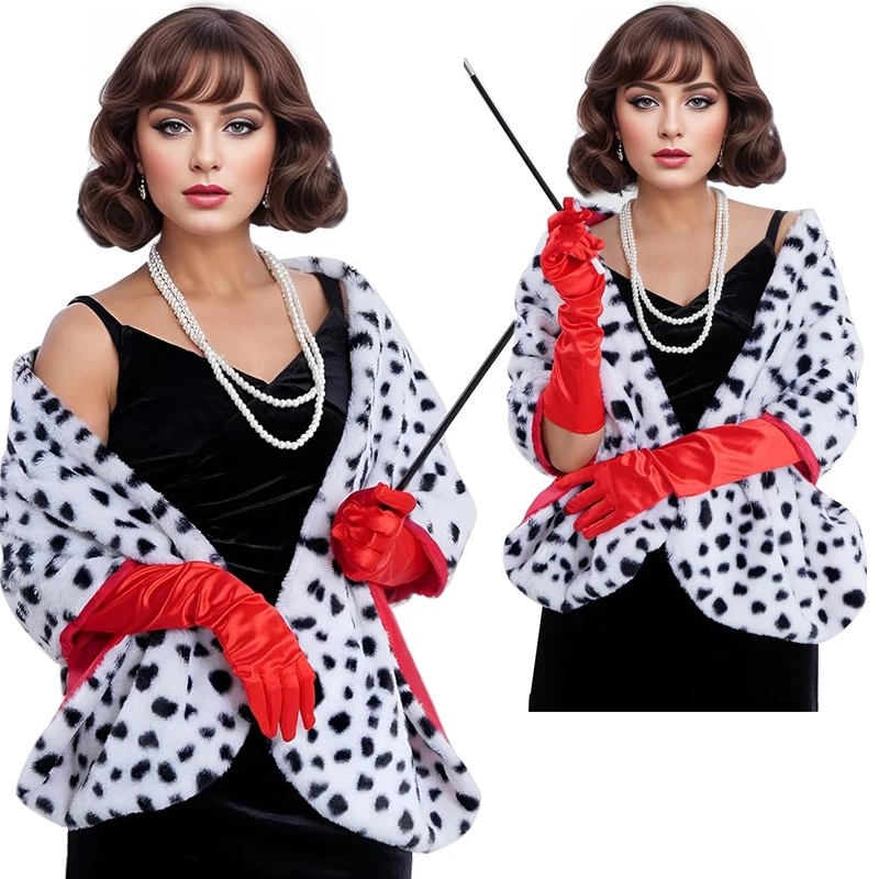 Damen Cruella Deville Short Da – Women'S Accessories In The 1950S Bewertung und Preis