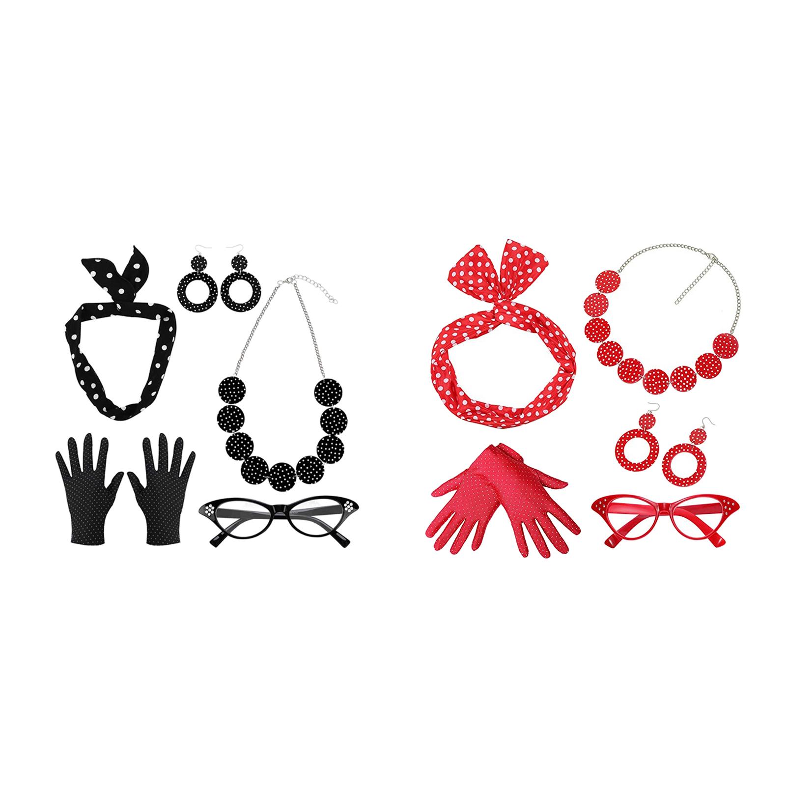 5er-Pack 1950er-Jahre-Damen-Ko – Women'S Accessories In The 1950S Bewertung und Preis