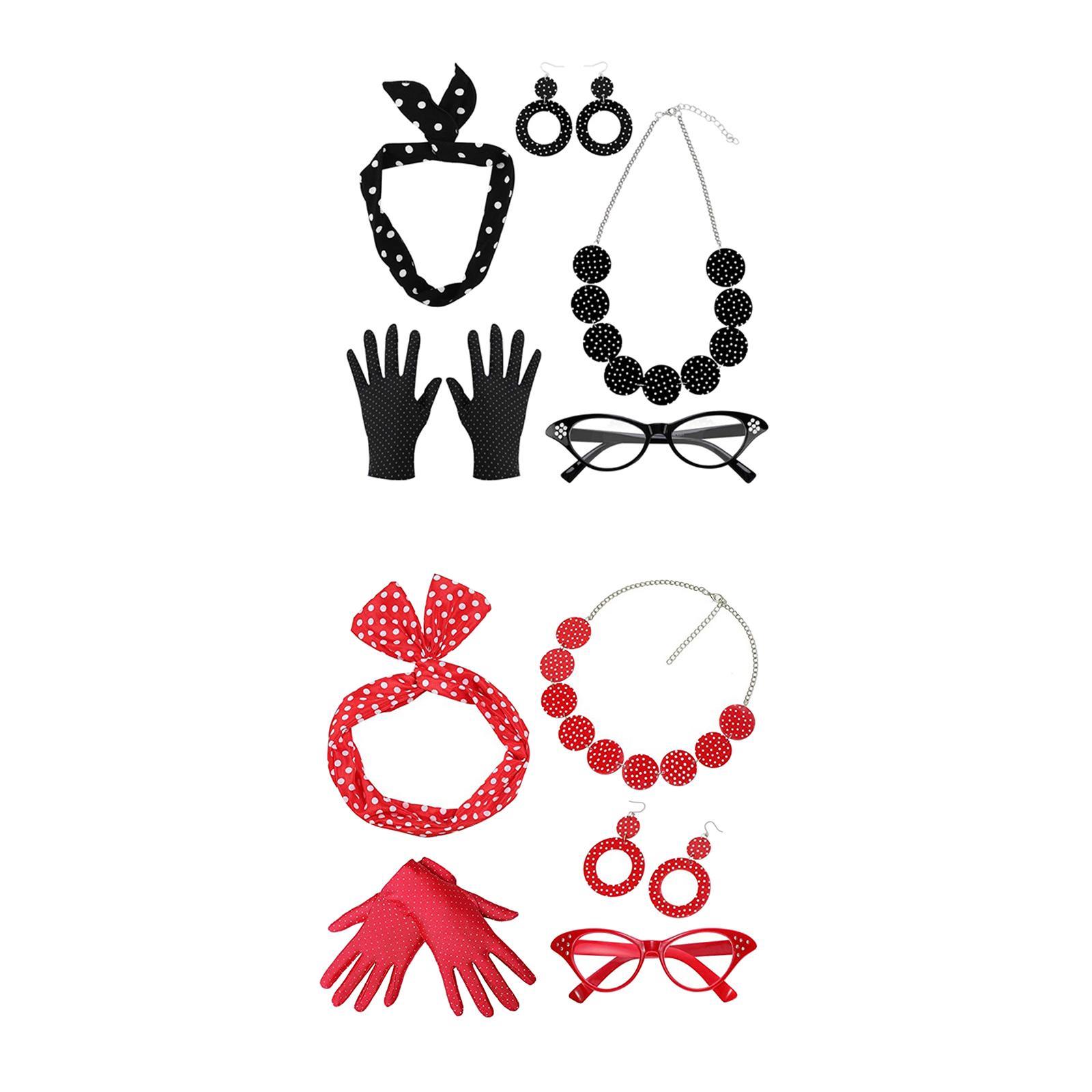 5er-Pack 1950er-Jahre-Damen-Ko – Women'S Accessories In The 1950S Bewertung und Preis