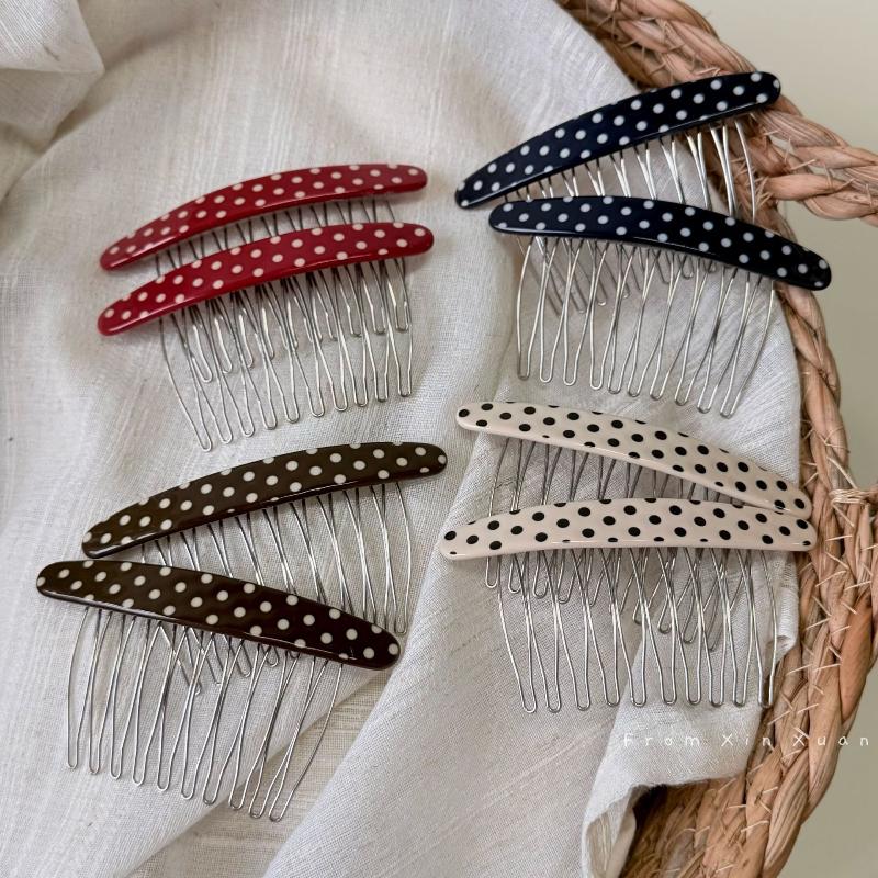 Bestseller Polka Dot Haarkämme – Women Accessories Sale Bewertung und Preis
