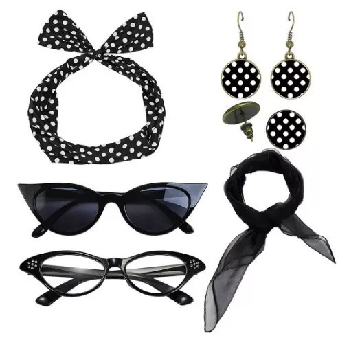 1950er Jahre Retro Party Cospl – Women'S Accessories In The 1950S Bewertung und Preis