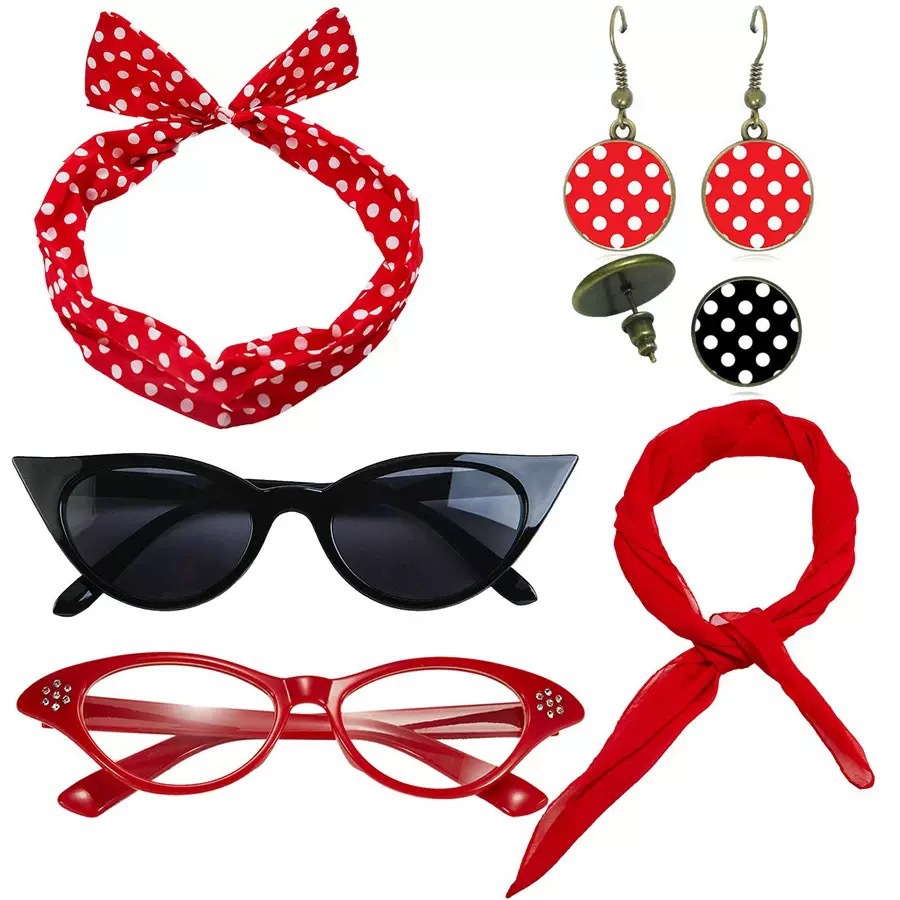 1950er Jahre Retro Party Cospl – Women'S Accessories In The 1950S Bewertung und Preis