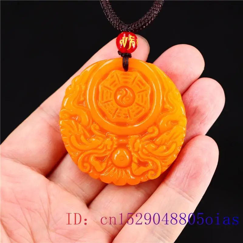 Gelb Jade Drachen Anhänger Ges – Women'S Yellow Accessories Bewertung und Preis