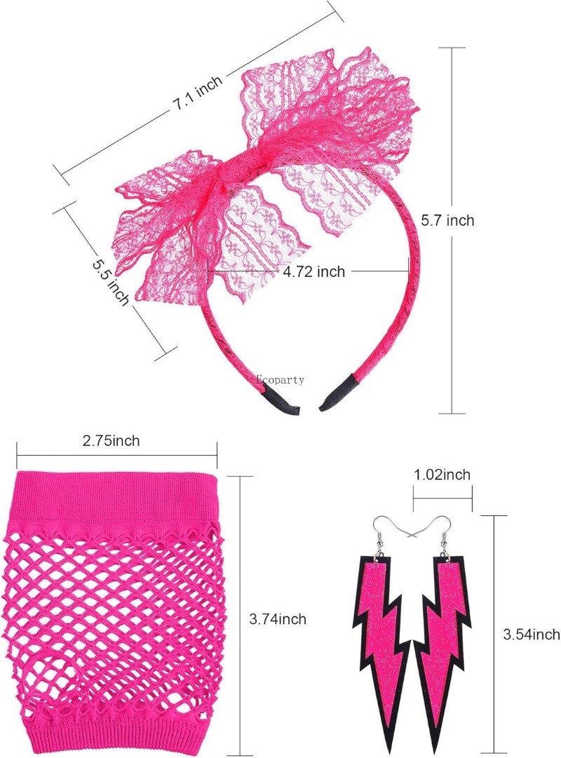 Blulu 80er-Jahre-Accessoires f – Women'S Accessories In The 80S Bewertung und Preis