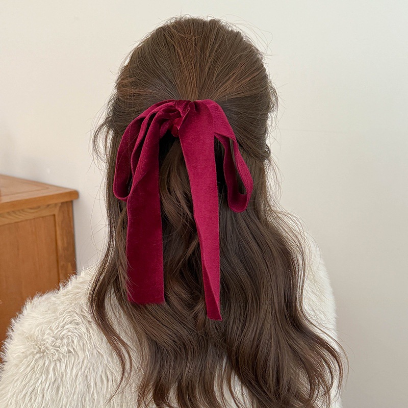 Nette Rot Schwarz Samt Band Bo – Hair Tie Velvet Bewertung und Preis