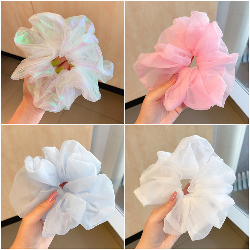 2022 sommer Organza Scrunchies – Hair Tie Velvet Bewertung und Preis