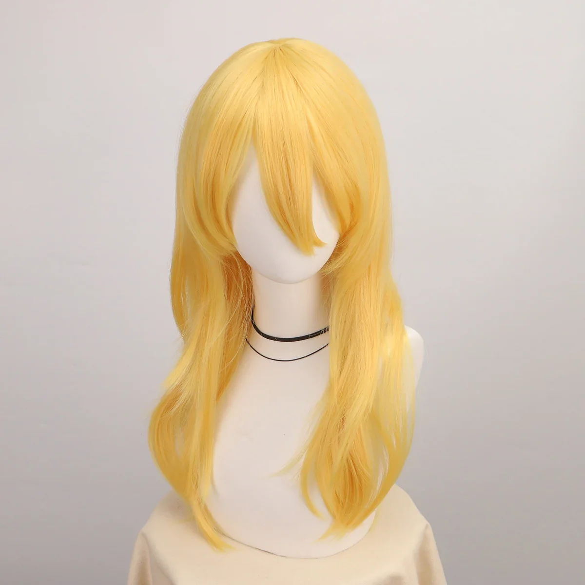 Gelbe lange tolle gewellte loc – Women'S Yellow Accessories Bewertung und Preis