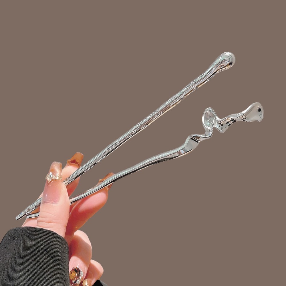 Neuer chinesischer Stil Silber – Hair Fork Stick Bewertung und Preis