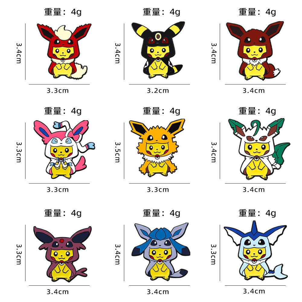 9-teiliges Anime Pokemon Anste – Women Accessories Sale Bewertung und Preis
