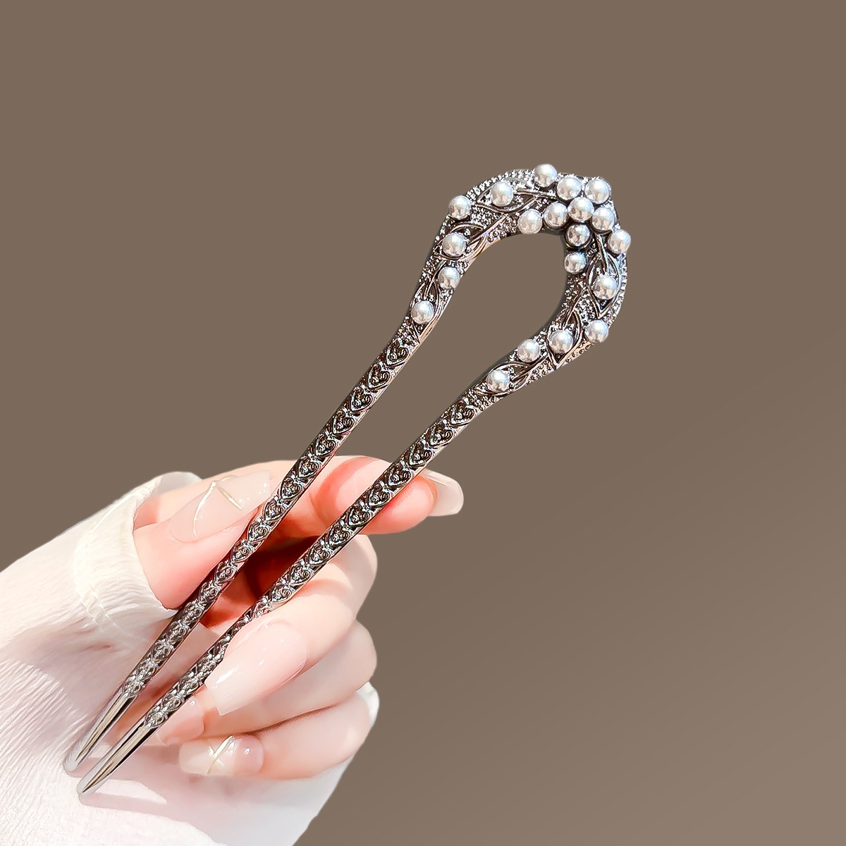 Neue Perle U-förmige Haarnadel – Hair Fork Stick Bewertung und Preis