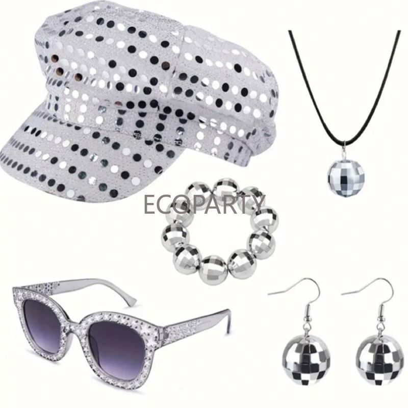 2024 3PCS/5PCS 70er Jahre Disc – Women'S Accessories In The 80S Bewertung und Preis