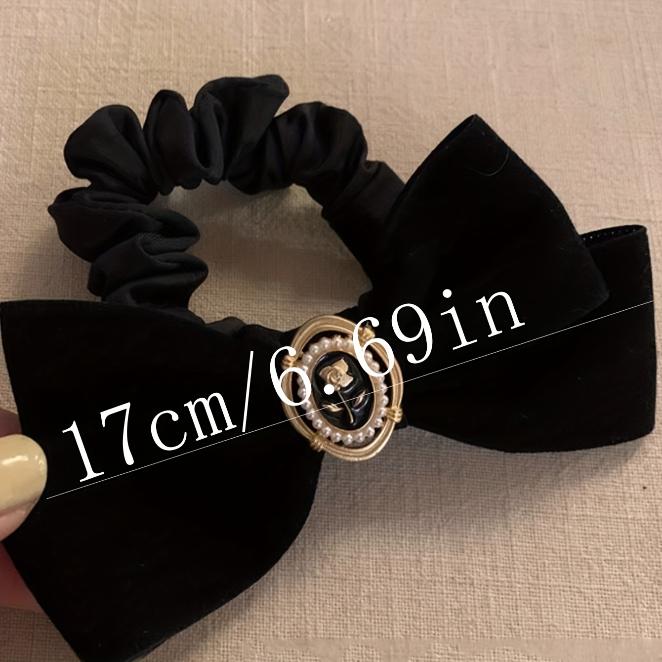 Eleganter Samt-Haargummi mit S – Hair Tie Velvet Bewertung und Preis