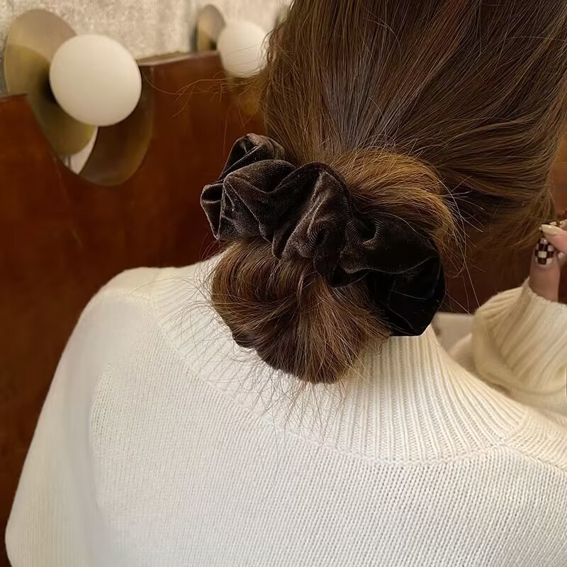 1-4PCS Frauen Haarband Vintage – Hair Tie Velvet Bewertung und Preis