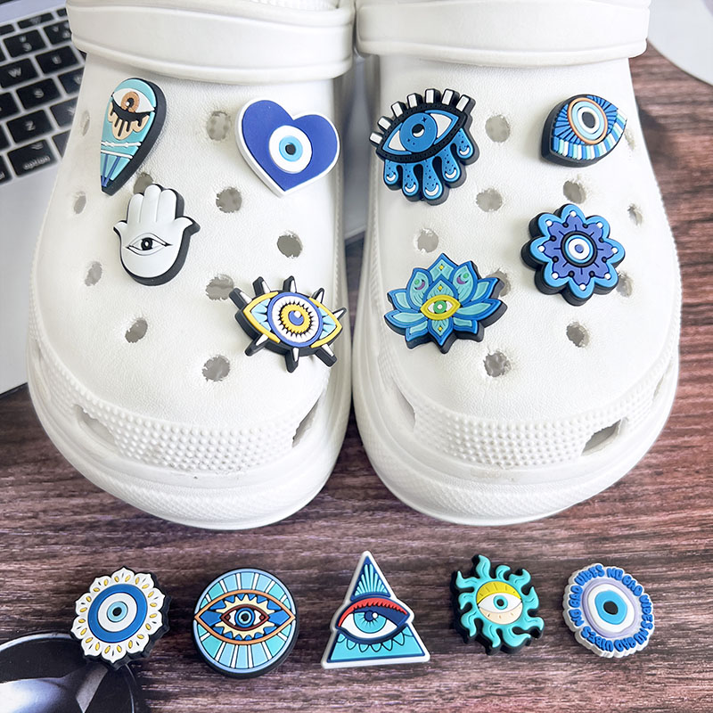 Neue Ankunft Böse Augen Schuh  – Women'S Accessories For Crocs Bewertung und Preis