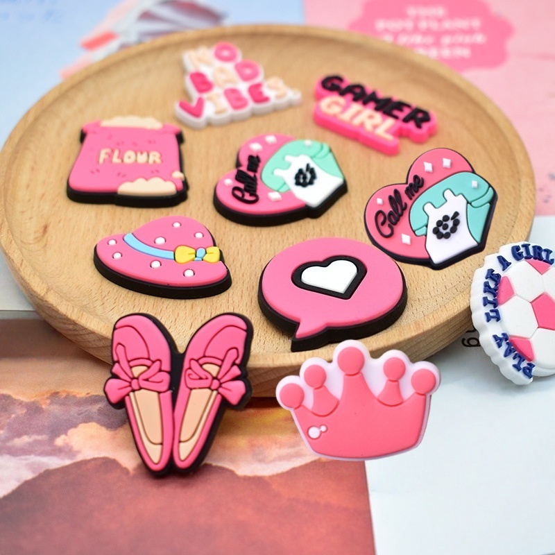 16 Stück rosa Schuhanhänger fü – Women'S Accessories For Crocs Bewertung und Preis