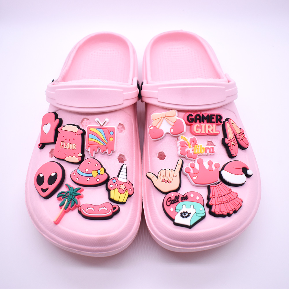 16 Stück rosa Schuhanhänger fü – Women'S Accessories For Crocs Bewertung und Preis